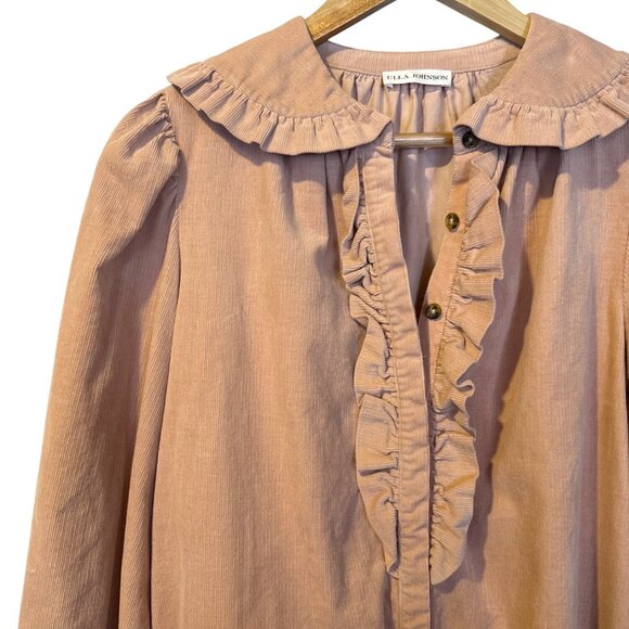 Ulla Johnson Frankie Tunic in Pale Oak 4 Bohemian Feminine Romantic Elegant Boho - Picture 9 of 9